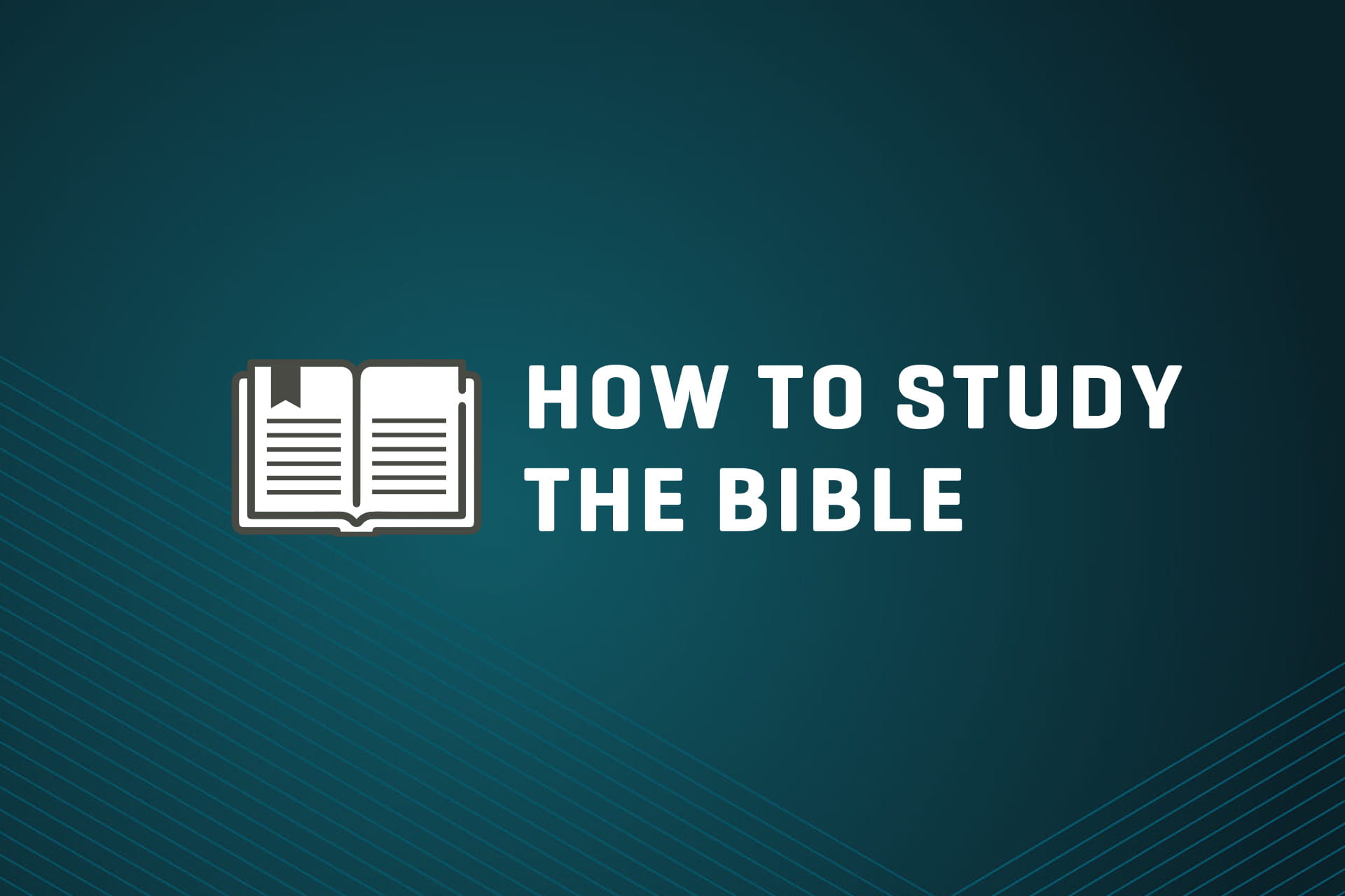 howtostudythebible
