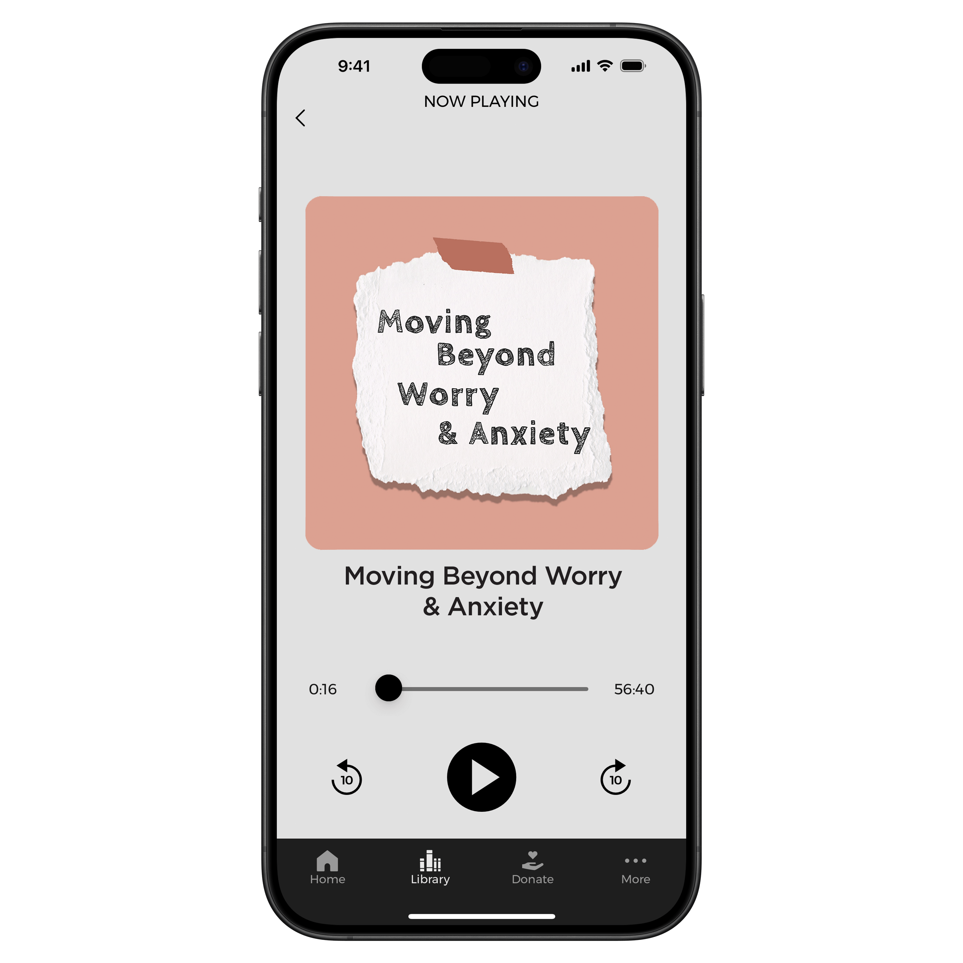 Moving Beyond Worry and Anxiety - Digital Audio Teaching