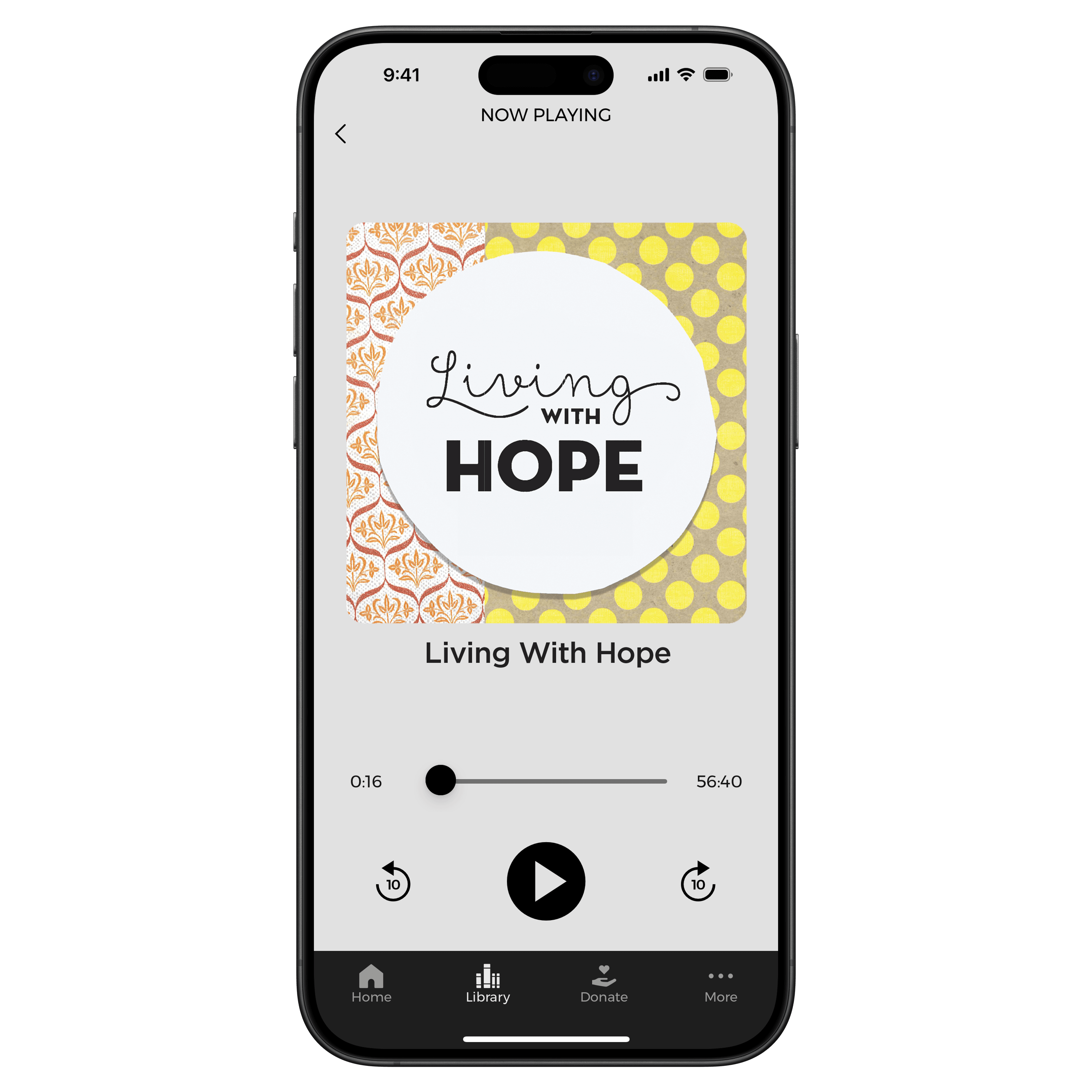 Living with Hope - Digital Audio Teaching