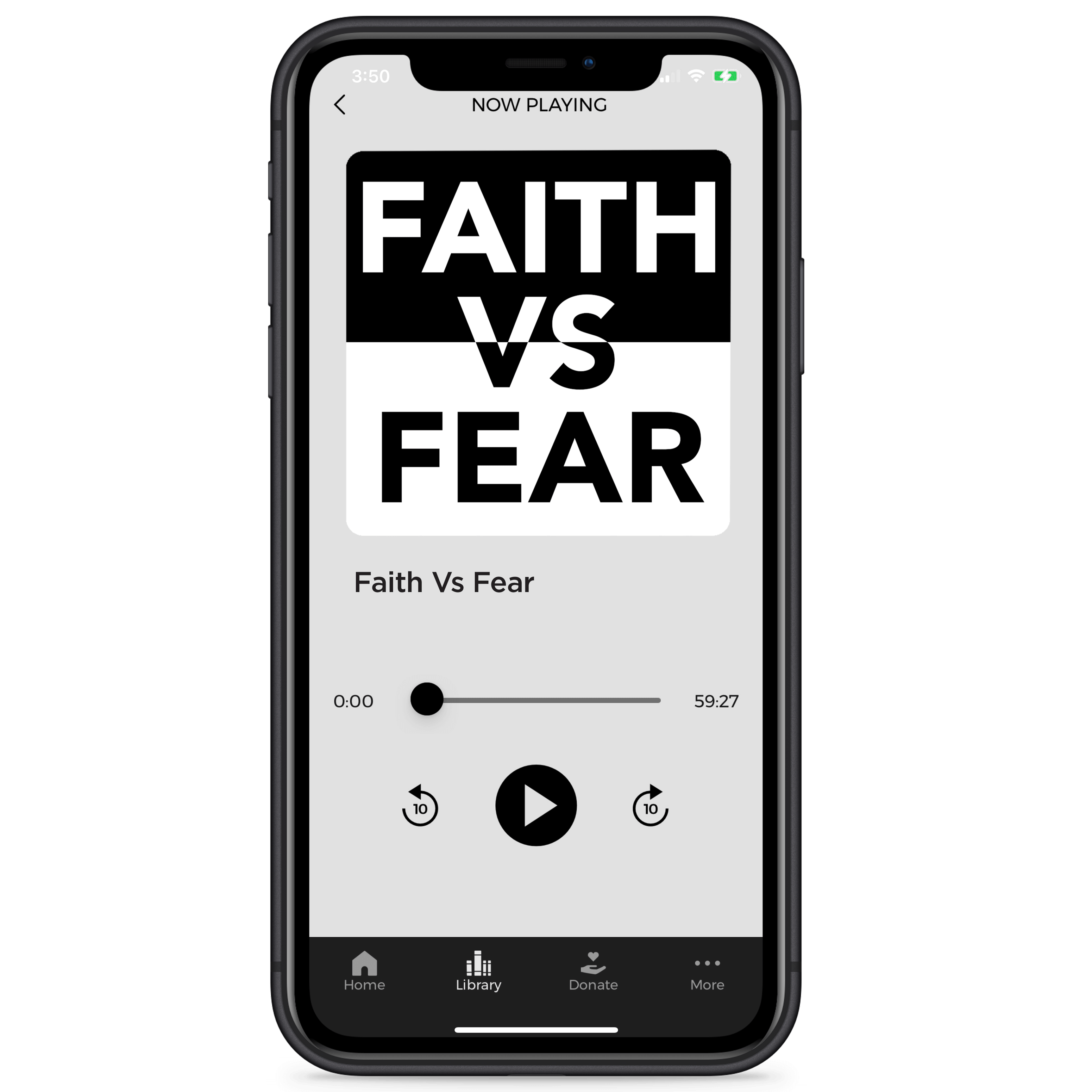 Faith vs. Fear - Digital Audio Teaching