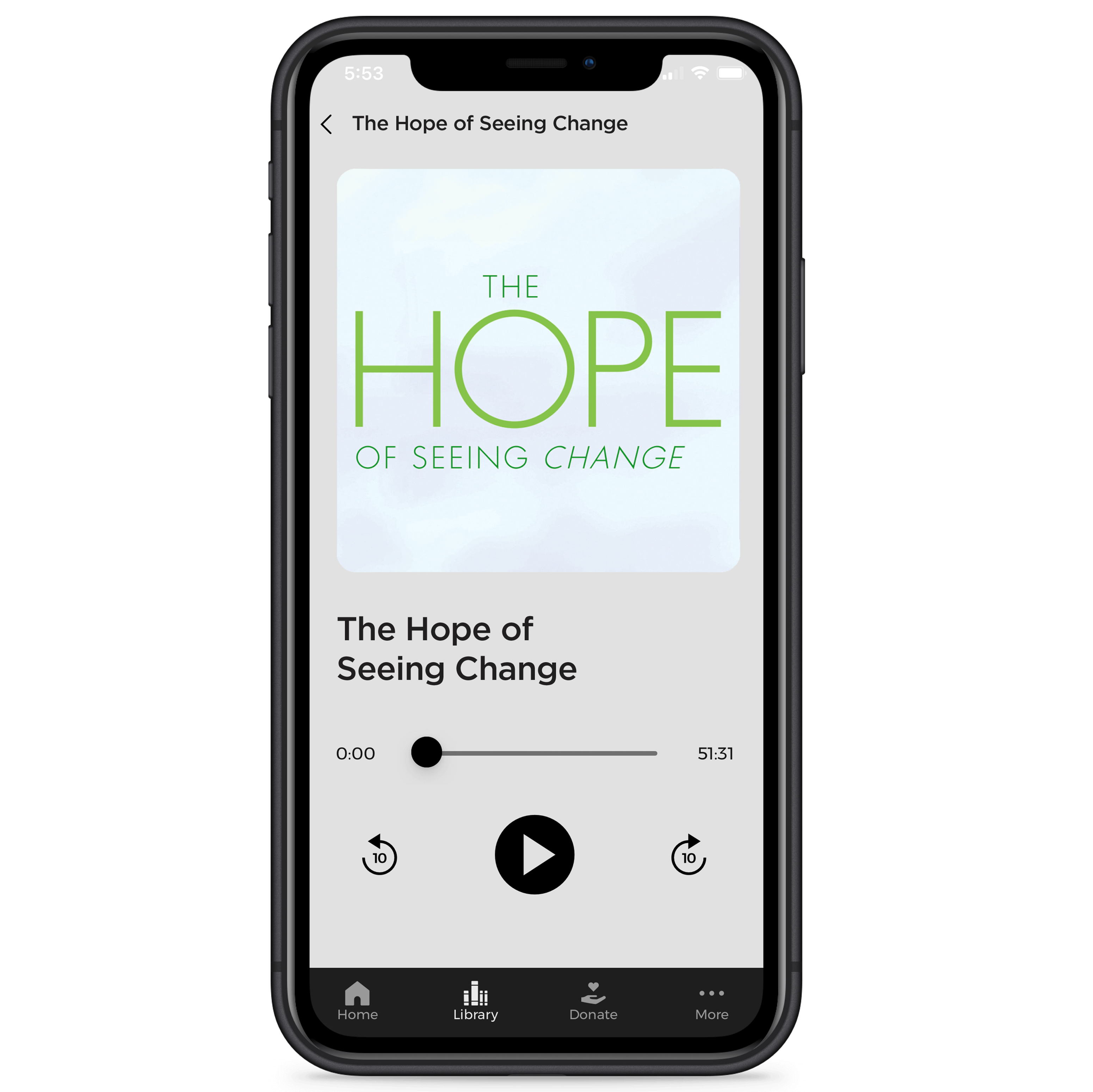 The Hope of Seeing Change - Digital Audio Teaching