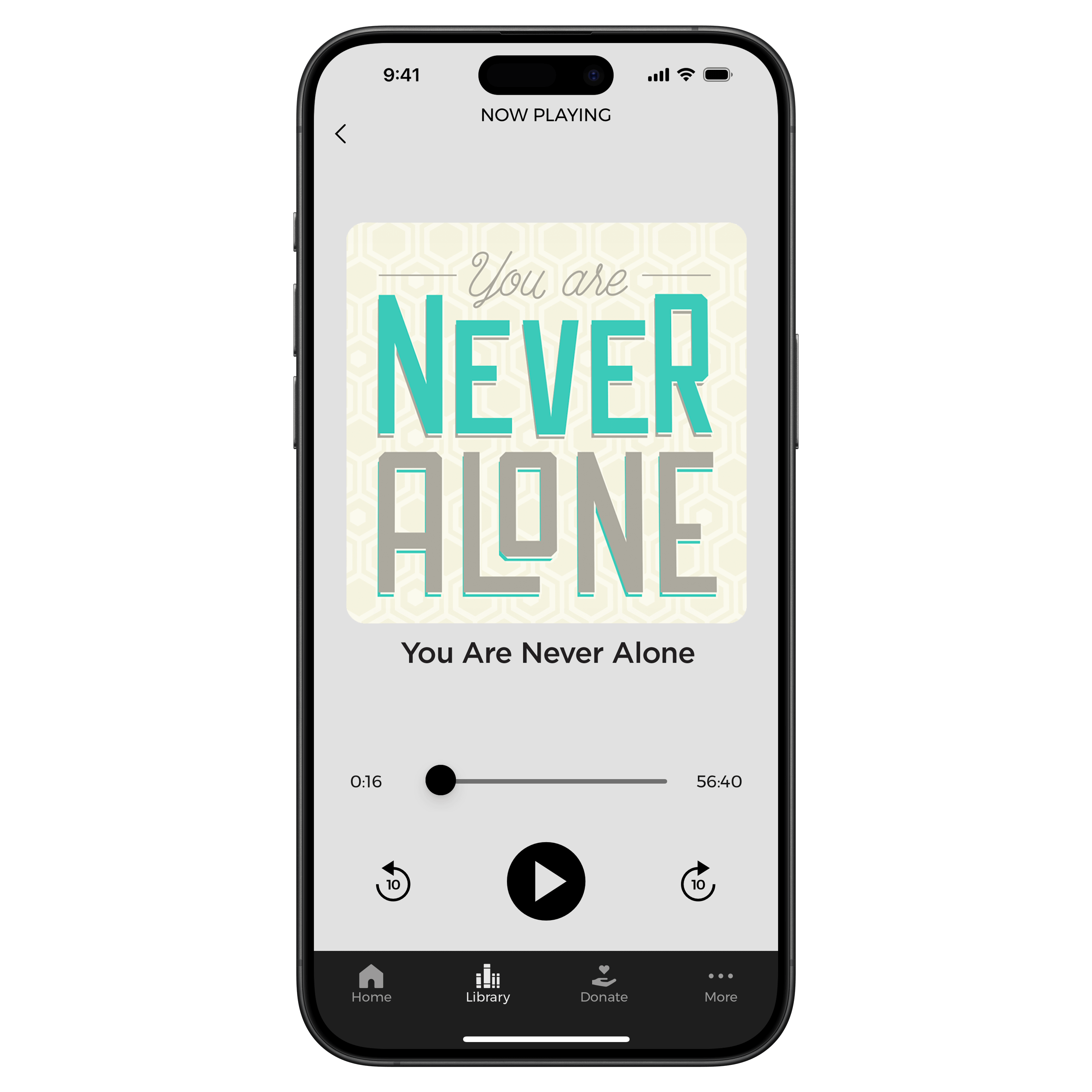 You Are Never Alone - Digital Audio Teaching