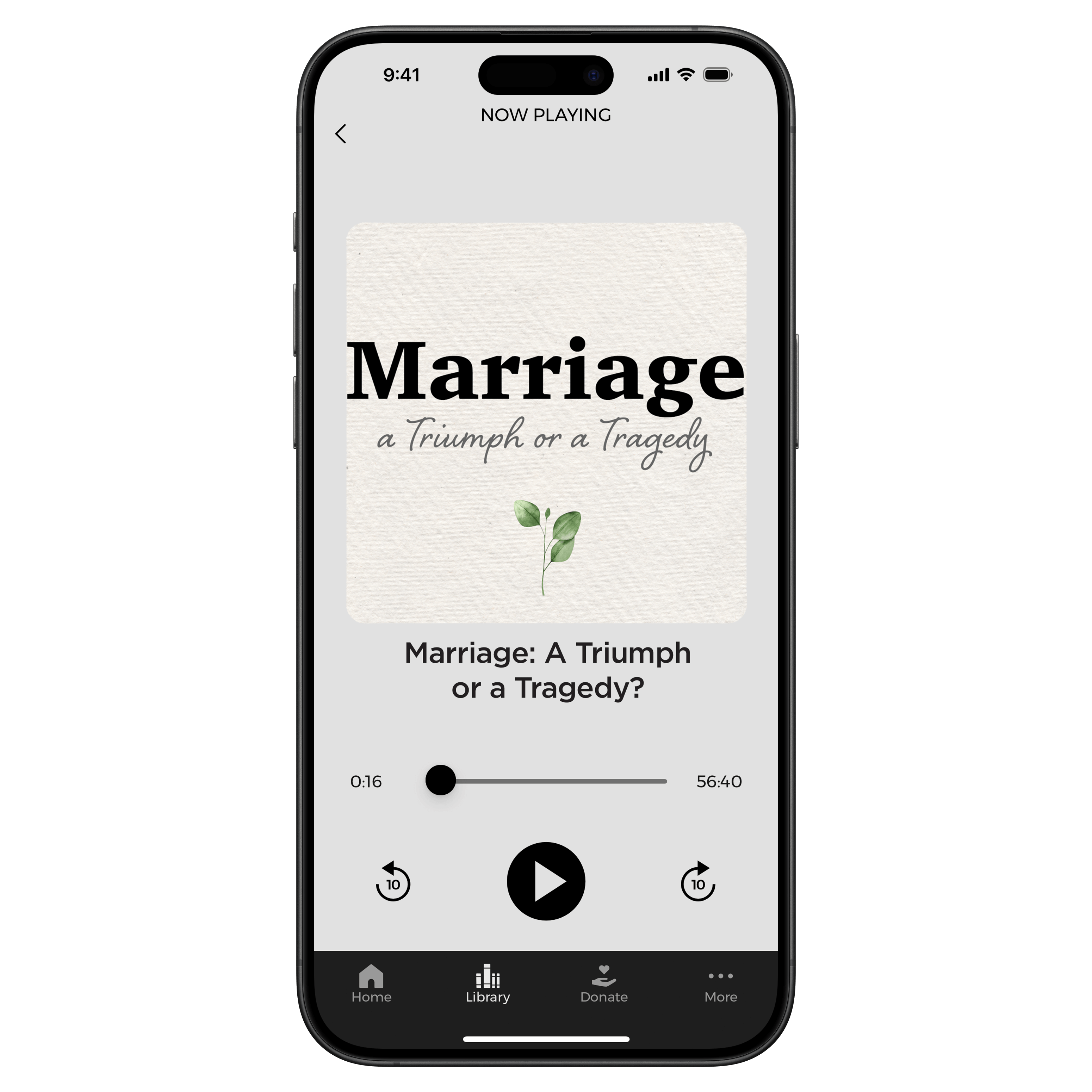 Marriage: A Triumph or a Tragedy? - Digital Audio Teaching