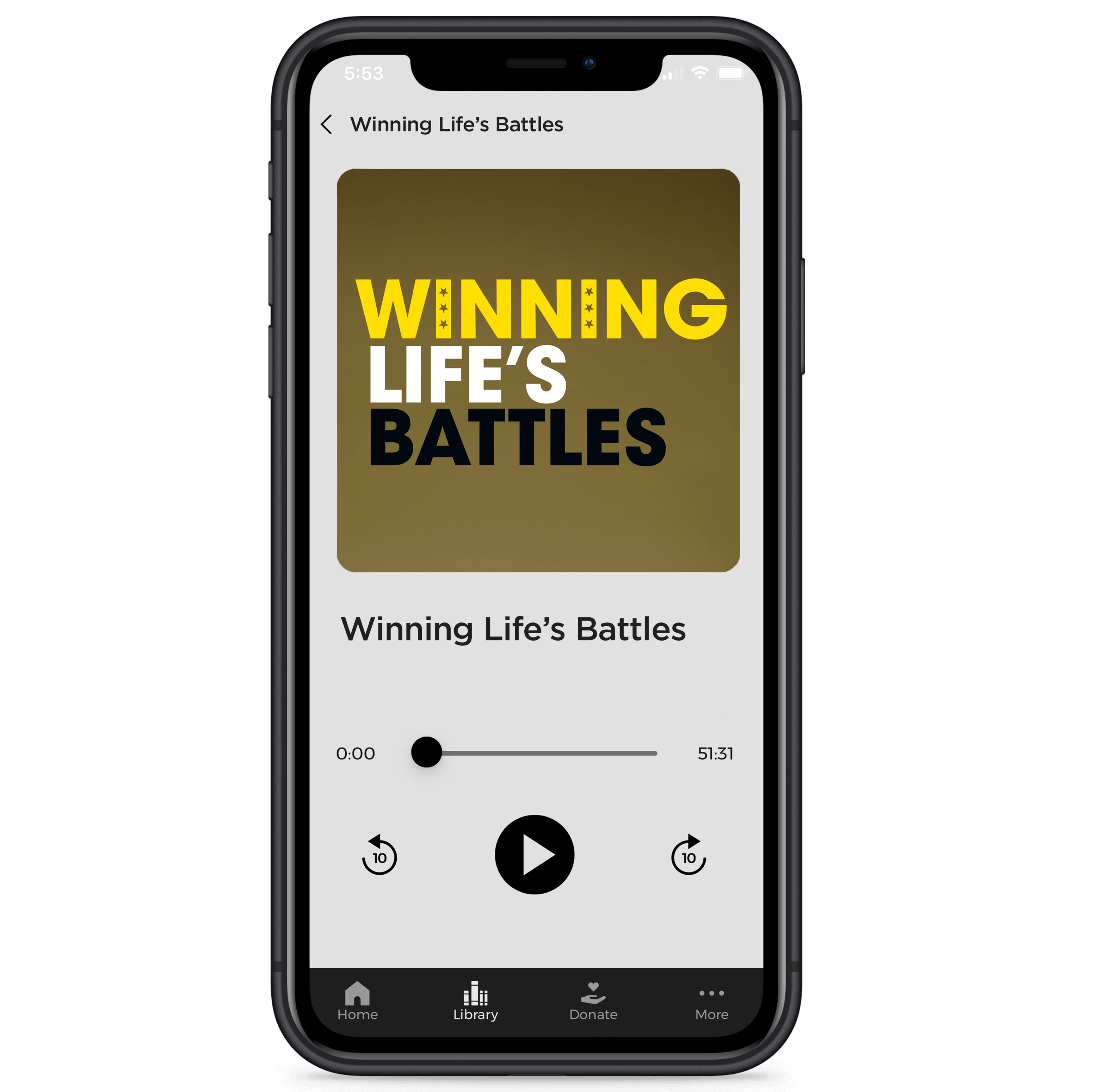 Winning Life’s Battles – Digital Audio Teaching