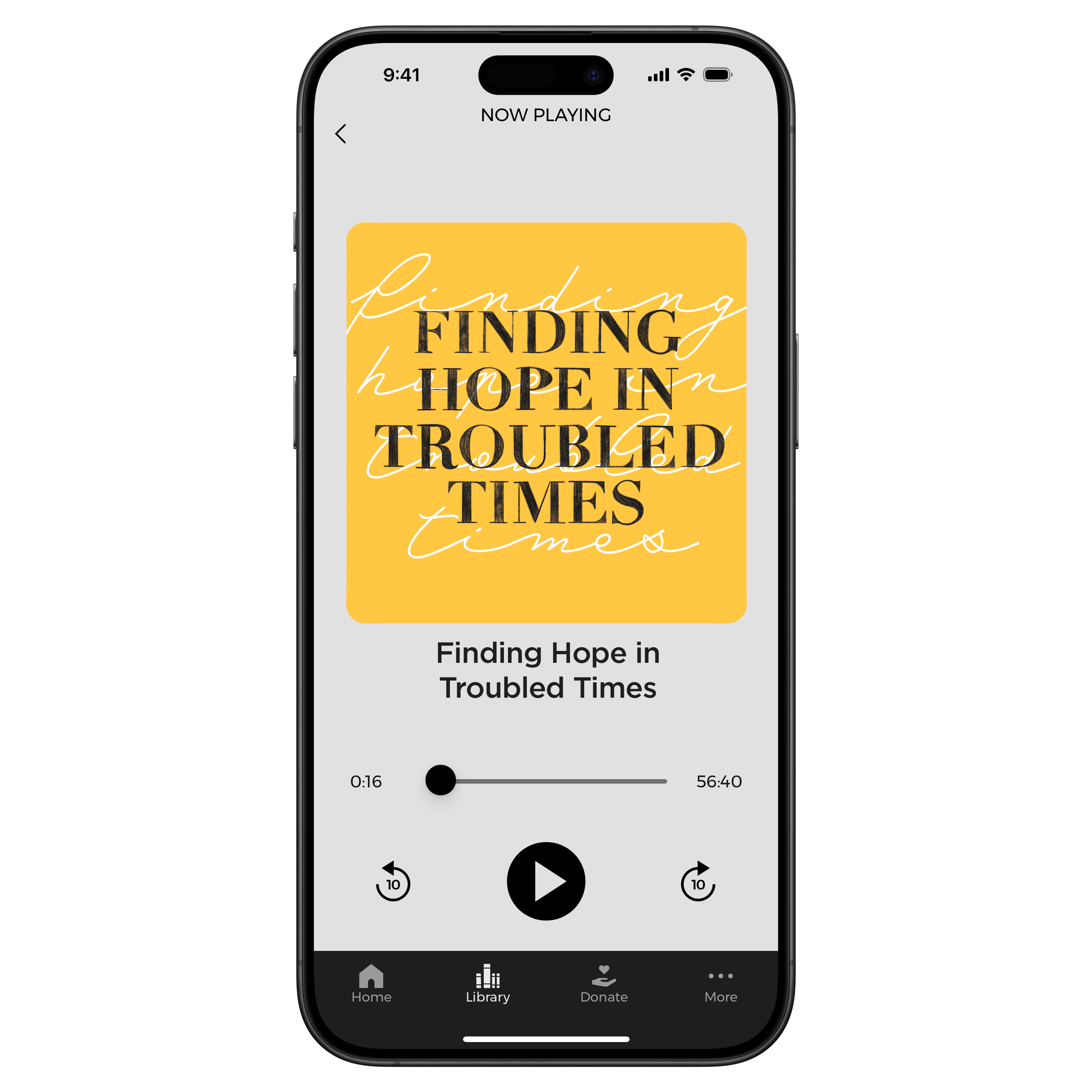 Finding Hope in Troubled Times - Digital Audio Teaching