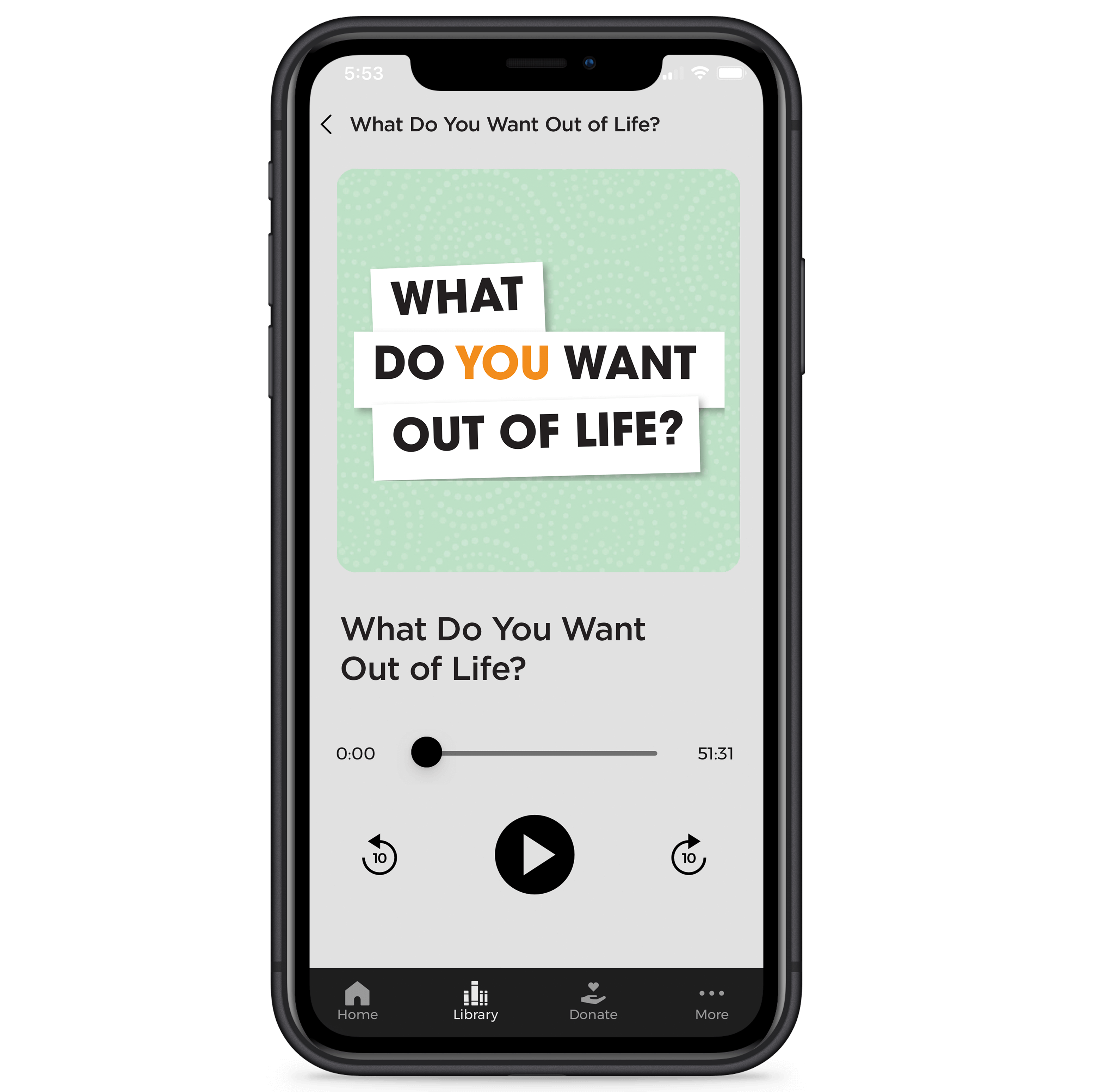 What Do You Want Out of Life? – Digital Audio Teaching