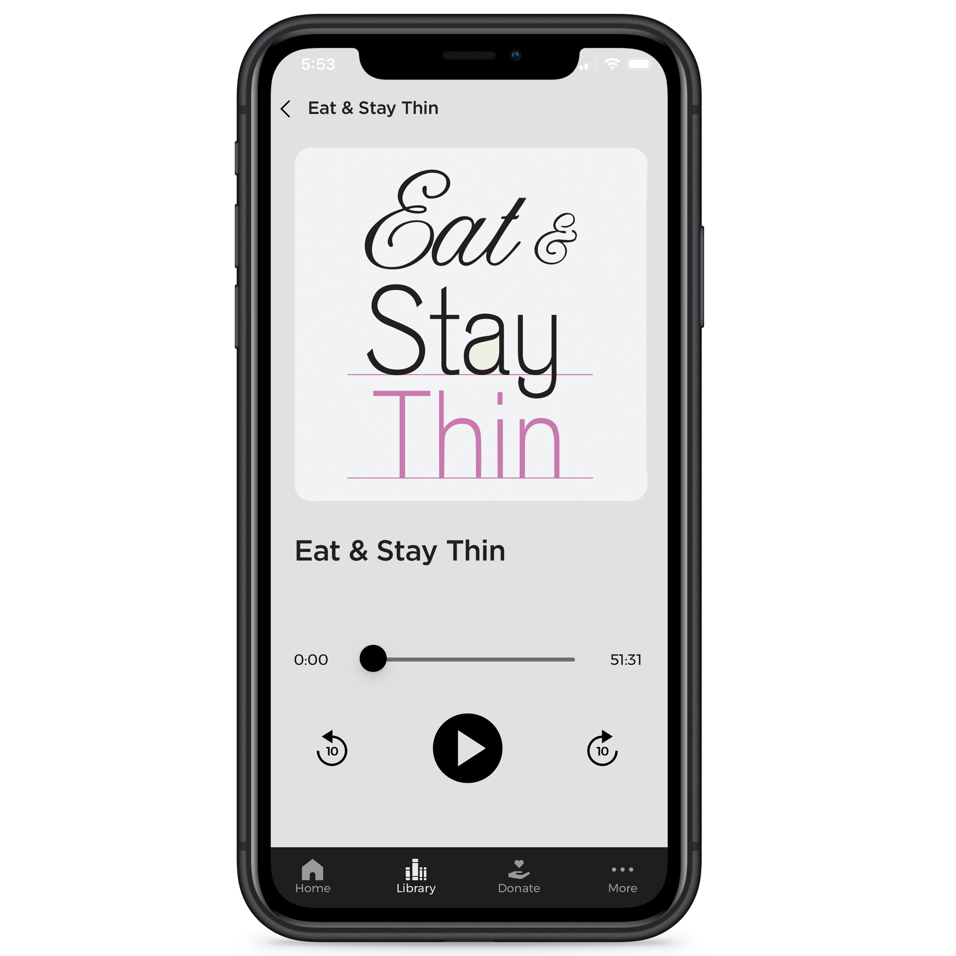 Eat and Stay Thin - Digital Audio Teaching