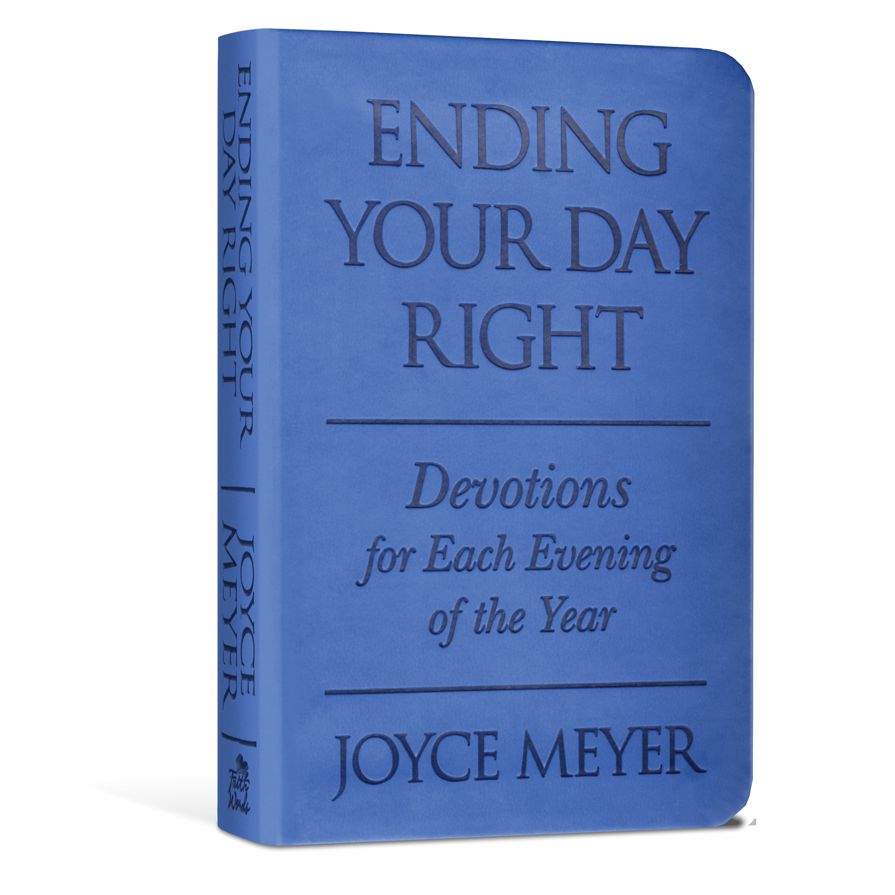 Ending Your Day Right Devotional (Blue)