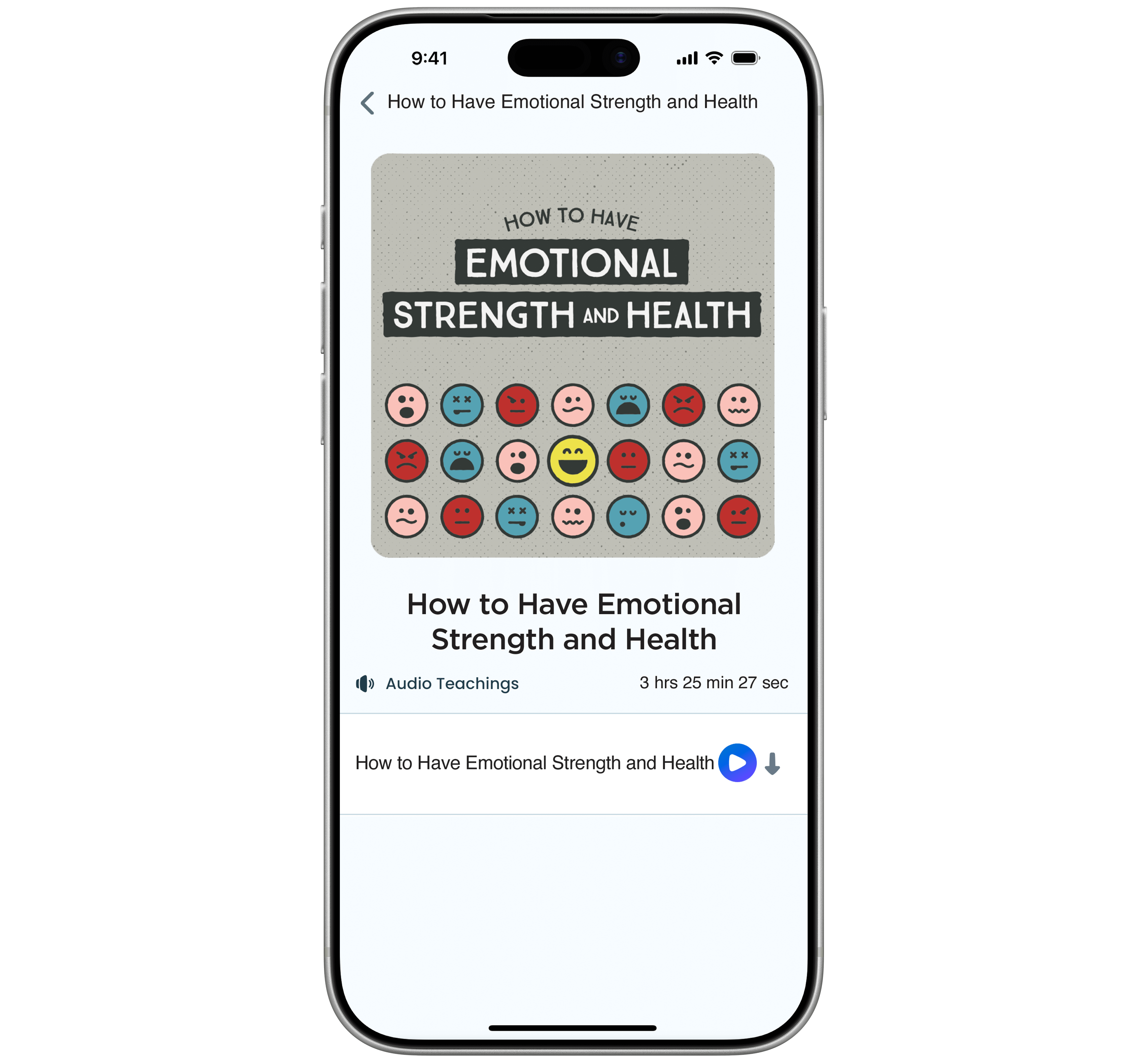 How to Have Emotional Strength and Health - Digital Audio Teaching