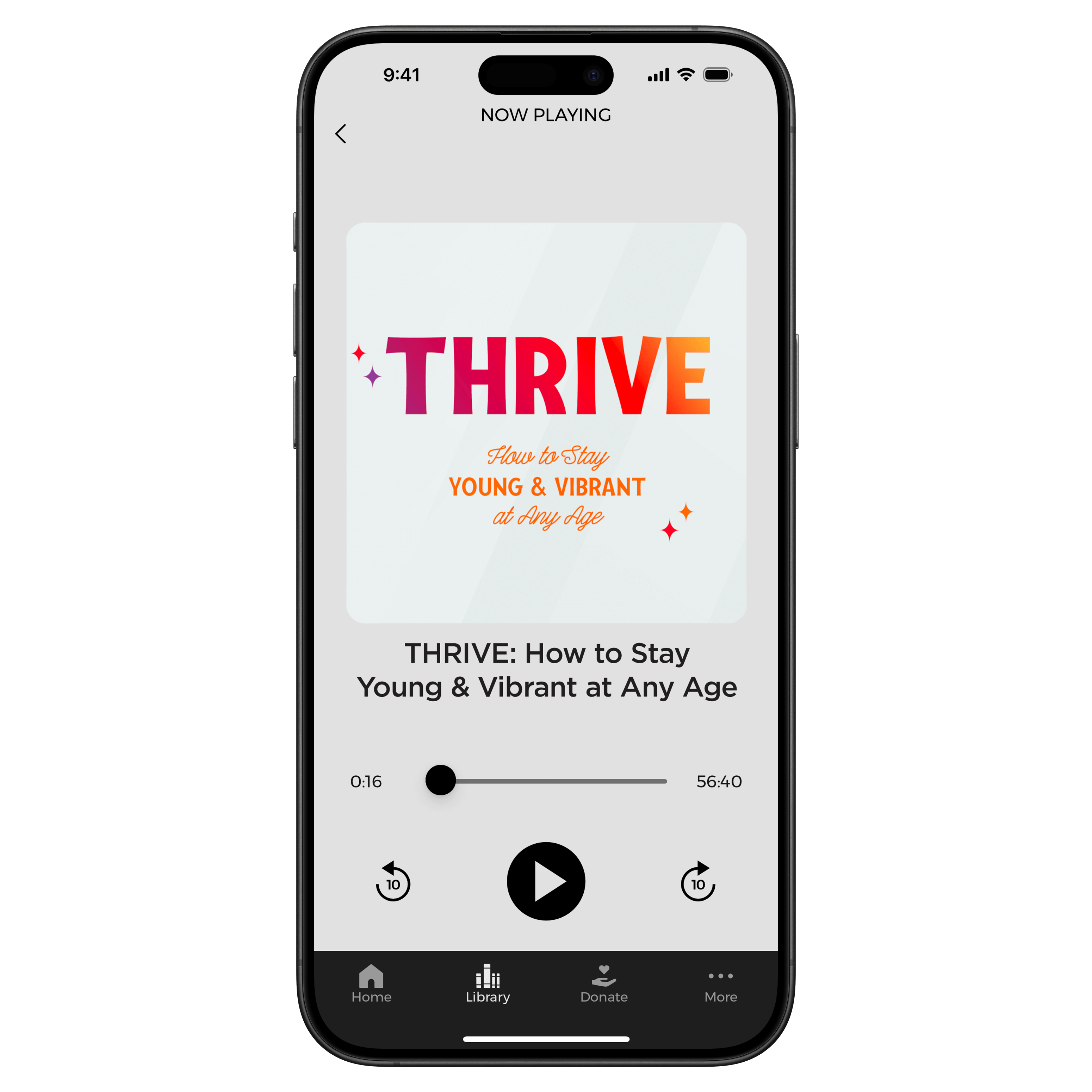 Thrive: How to Stay Young and Vibrant at Any Age - Digital Audio Teaching