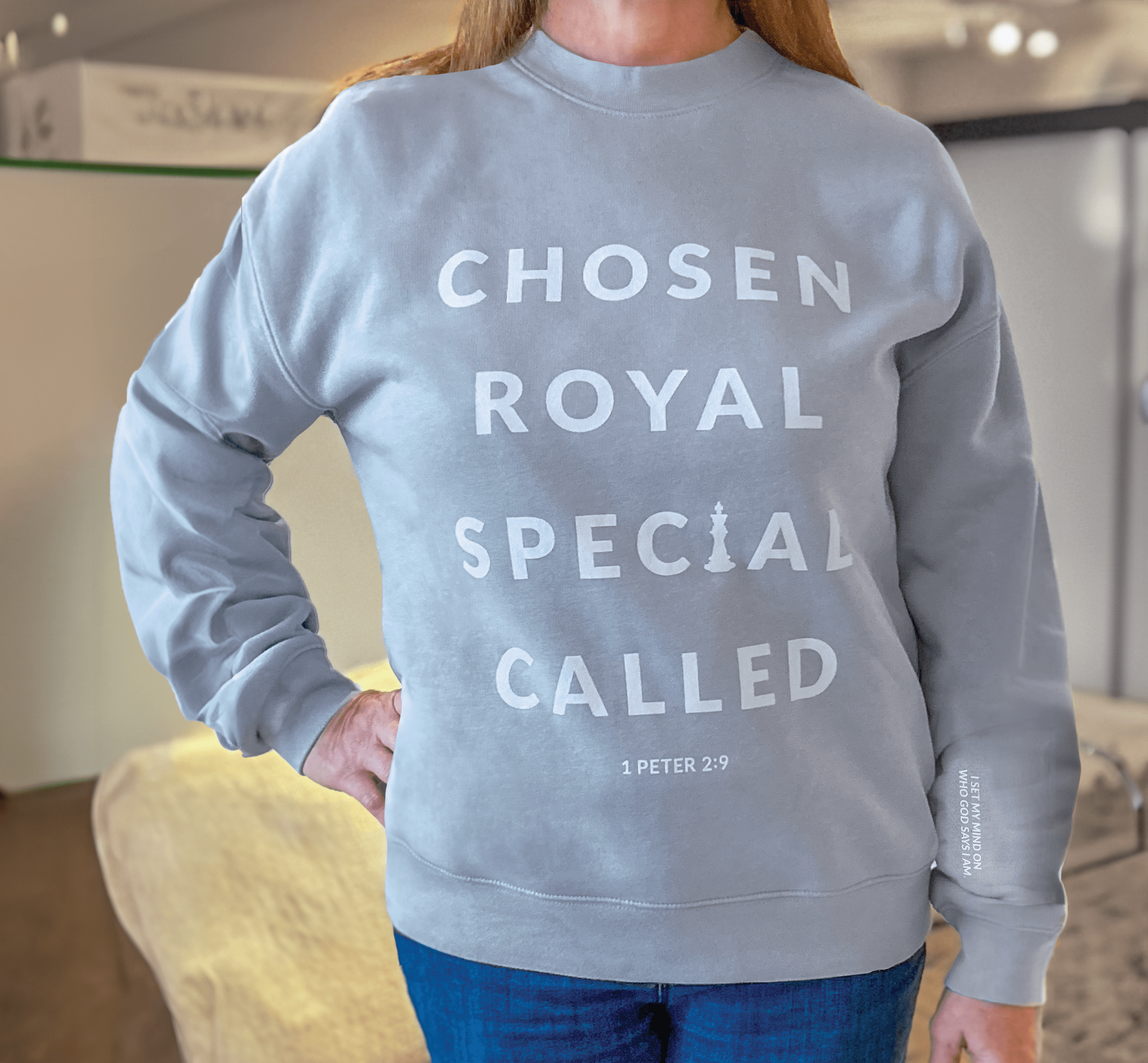 Battlefield of the Mind Sweatshirt – Powder Blue 